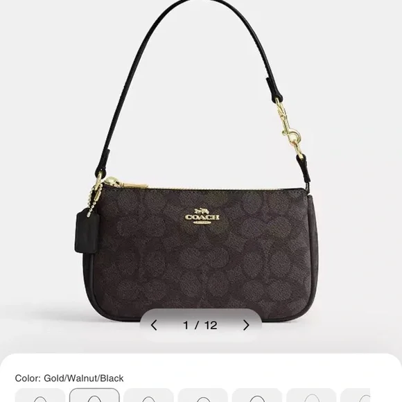 Coach Silver Nolita Canvas